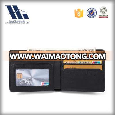 Genuine Leather blocking Slim Men's rfid wallet