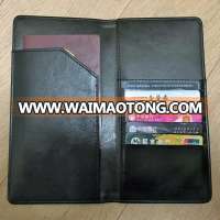 Factory price Wholesale Promotion Cheap Custom PU Leather Wallet Cover Passport Holder